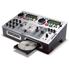 KMX02 - Compact Dual Deck DJ Station with Karaoke Support