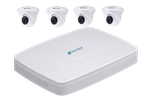 IC REALTIME PhoenixViewPlus-084D-3MP 8ch H.265 NVR 8ports PoE with 4 3MP Dome Cameras and cables 2TB HD