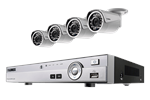 Lorex MPX44W 1080p HD home monitoring system 4 weatherproof security cameras