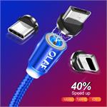 OLAF Magnetic Cable iOS Fast Charging Adapter with LED