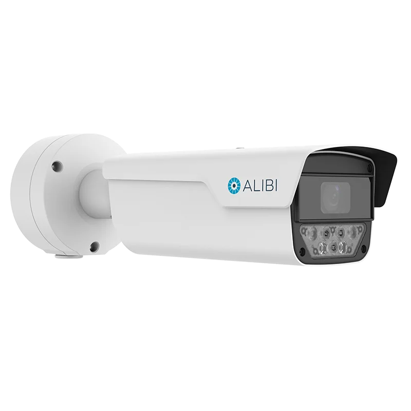 Alibi ALI-XB40-VUZAI-ANPR-D Vigilant Performance Series Starlight+ SmartSense 4MP ANPR Bullet License Plate Camera