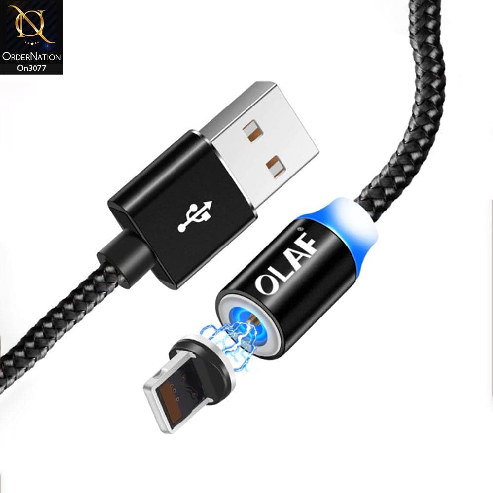 OLAF Magnetic Cable iOS Fast Charging Adapter with LED