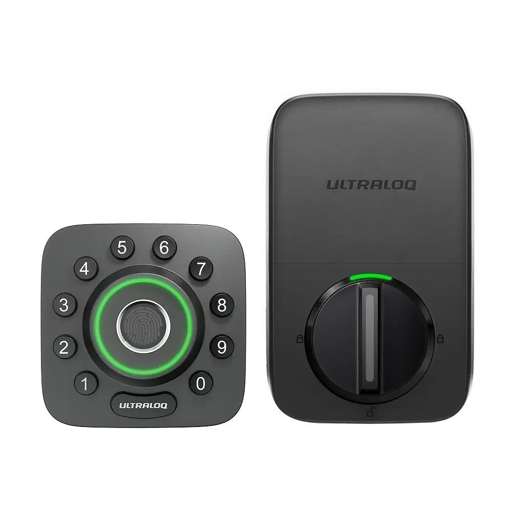 Ultraloq U-Bolt Pro Smart Lock, 6-in-1 Keyless Entry Door Lock with Bluetooth, Biometric Fingerprint and Keypad, Smart Door Lock Front Door, Deadbolt