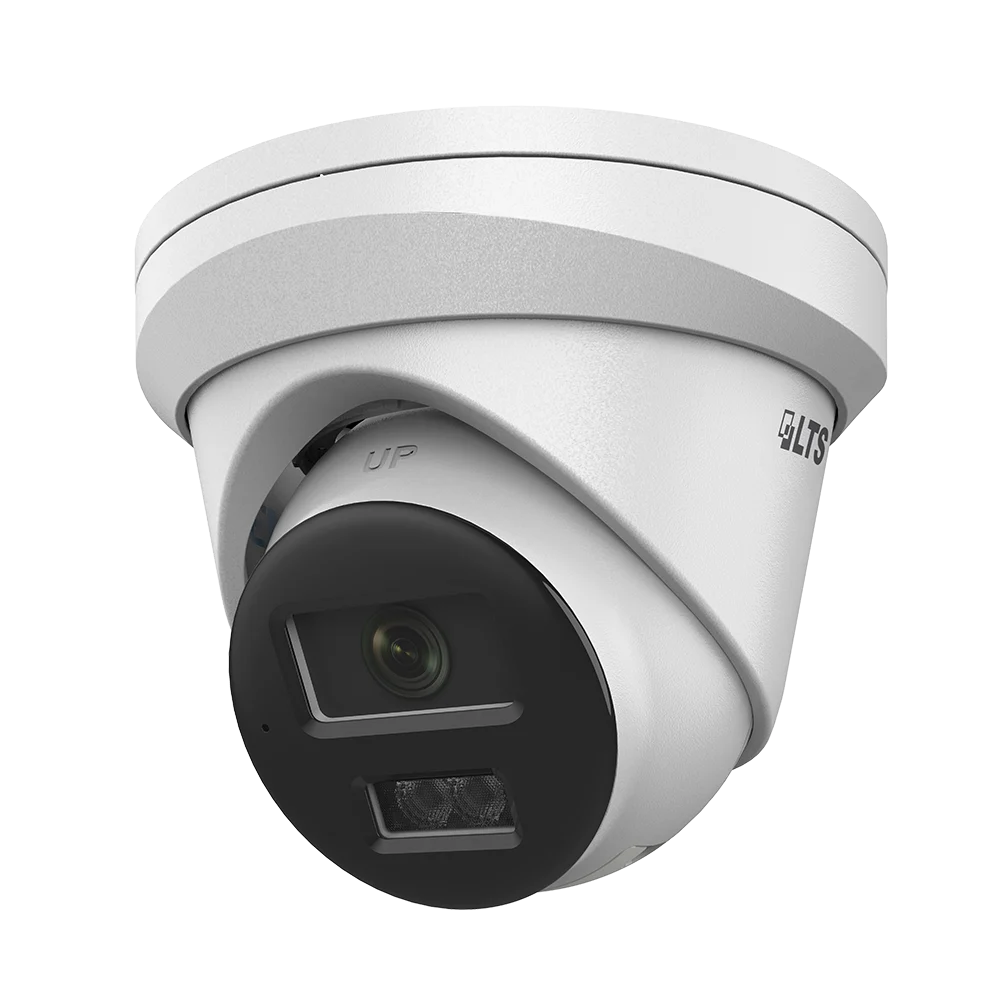 LTS CMIP1382WE-28MDA, 8MP Dual Light,Turret, 2.8mm, Built-in Mic, True WDR, DC 12V/PoE MD 2.0 - Human and Vehicle Detection